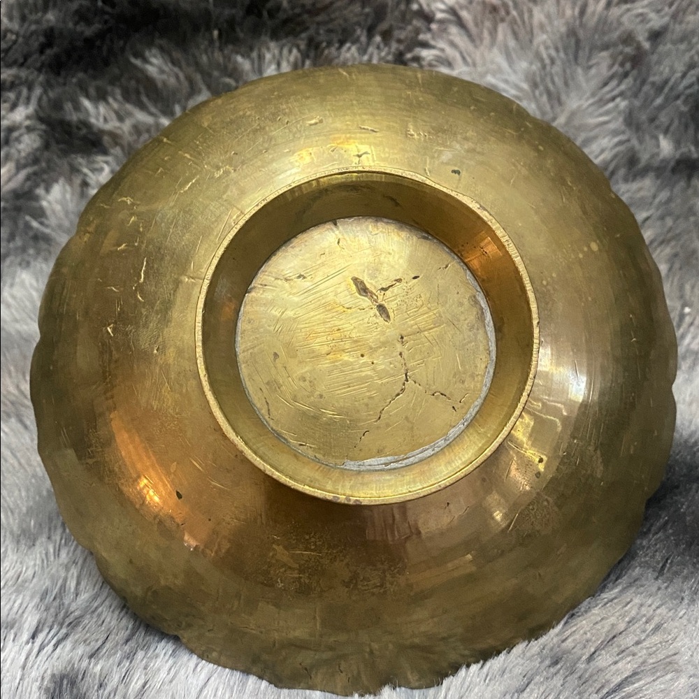 Gold Decorative Brass Plate - Picture 3 of 16